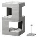 Quickway Imports Multi Level Modern Cat Climbing Tree House - with Removable Soft Blanket and Condo for Kittens QI004558